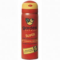 Аэрозоль Gardex Extreme Super от комаров, мошек и слепней 80мл (0140)