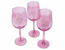 Набор бокалов для вина "Россэ", стекло, розовый, 420 мл (6 шт.), Koopman International