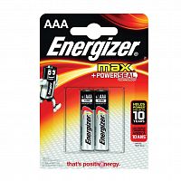 Щелочные батарейки Energizer MAX E92/AAA BP 2 RU 9 (2 штуки)