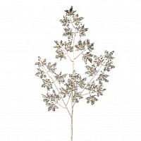Лист на ветке жемчужный CHAMP/GLD 84CM