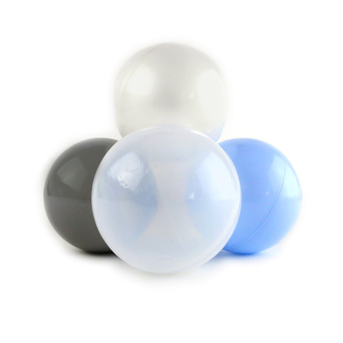 Набор шаров для сухого бассейна Pastel шары голубой/серый/жемчужный/прозрачный