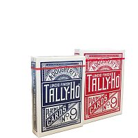 Карты "Tally-Ho Standart Index red/blue Fan"