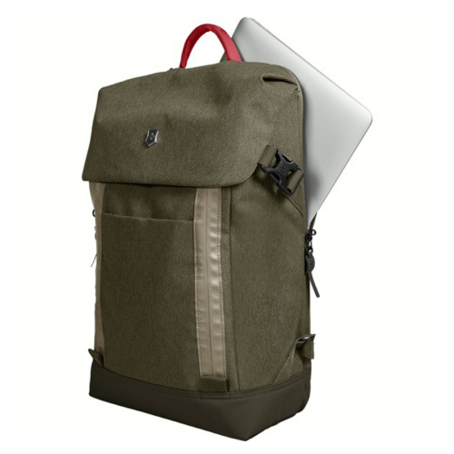 Рюкзак Victorinox Altmont Classic Deluxe Flapover 15'', зелёный, 29x12x43 см, 18 л фото 7