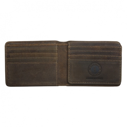 Бумажник Klondike Billy, коричневый, 11x8,5 см фото 3
