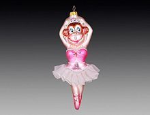 Ёлочная игрушка "Обезьяна балерина", 8х7х16.5 см, Holiday Classics