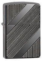 Зажигалка ZIPPO Armor™ с покрытием High Polish Black Ice®, латунь/сталь, чёрная, 36x12x56 мм, 29422