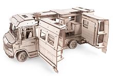 Конструктор 3D деревянный Lemmo Пикник (Домик для кукол на колесах)
