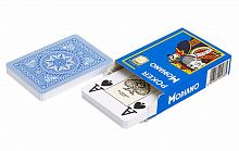 Карты для покера "Modiano Poker" 100% пластик, Италия, голубая рубашка