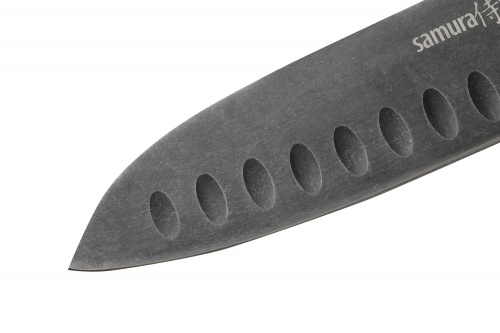 Нож Samura сантоку Mo-V Stonewash, 13,8 см, G-10 фото 3