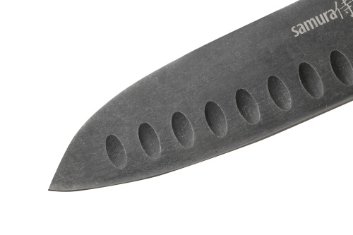 Нож Samura сантоку Mo-V Stonewash, 13,8 см, G-10 фото 2