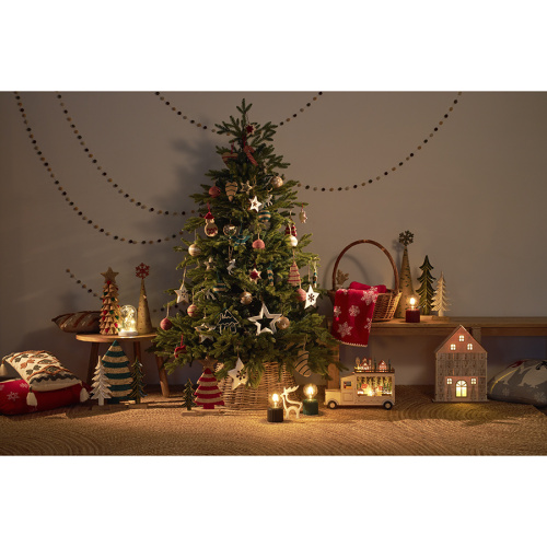 Декор новогодний knitted christmas из джута и гофрированного картона из коллекции new year essential фото 2