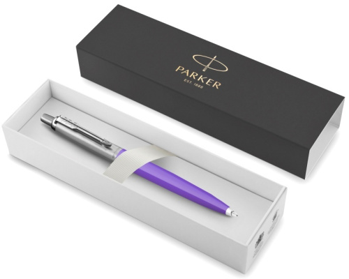 Parker Jotter Original - K60 Frosty Purple, шариковая ручка, M фото 7