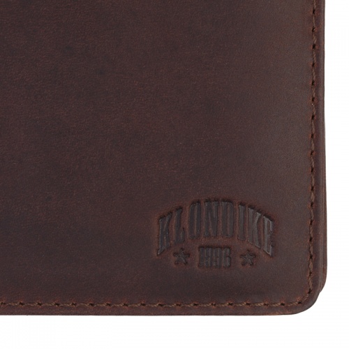 Бумажник Klondike Digger Amos, темно-коричневый, 12,5x10x2,5 см фото 7