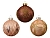 Набор стеклянных ёлочных шаров АЛЭЙНА, розовый бархат и нежно-розовые, 8 см (упаковка 12 шт.), Kaemingk (Decoris)