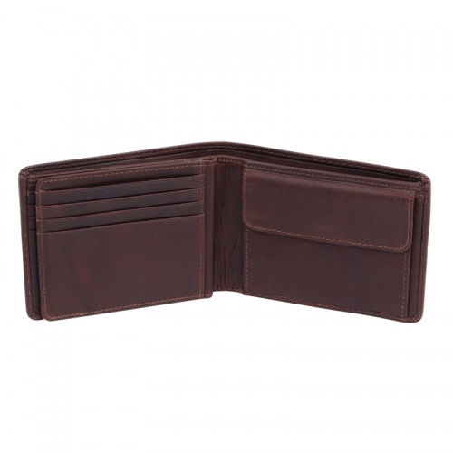 Бумажник Klondike Digger Angus, темно-коричневый, 12х9x2,5 см фото 8