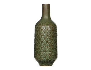 Ваза-бутыль "Вэрд", керамика, 23х9 см, Edelman