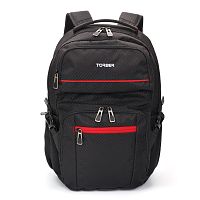 Рюкзак Torber Xplor 15", черно-красный, 49х34,5х18,5 см, 25 л