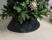 Юбка для декорирования основания елки CHARME COSY, текстиль, черная, 60х40 см, Koopman International