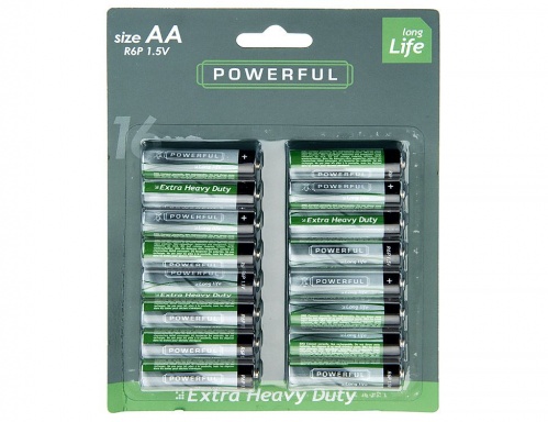 Батарейки "Аа" экстра (упаковка 16 шт.), Koopman International