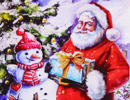 Подарочный пакет БАББО НАТАЛЕ (со снеговичком), Due Esse Christmas фото 3