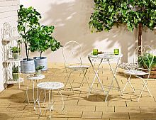 Комплект садовой мебели "Римское патио", (стол и 2 стула), металл, мозаика, Kaemingk