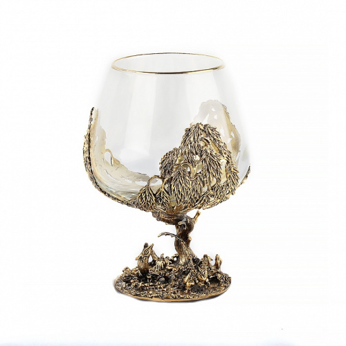 Бокалы - "Fisherman's Glassware" - Бокал для коньяка "Рыбак и щука фото 2