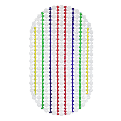 Коврик на присосках для ванной Vortex Радуга 38х68 см 15055 фото 2