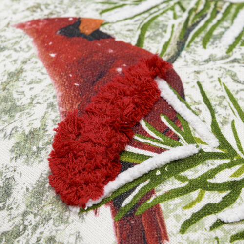 Подушка декоративная с рисунком northern cardinal из коллекции new year essential, 45х45 см фото 5