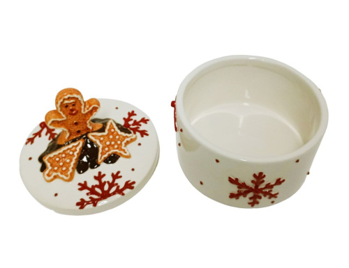 Конфетница ЧЕЛОВЕЧЕК БЕНВЕНУТО, керамика, 19 см, Due Esse Christmas фото 3
