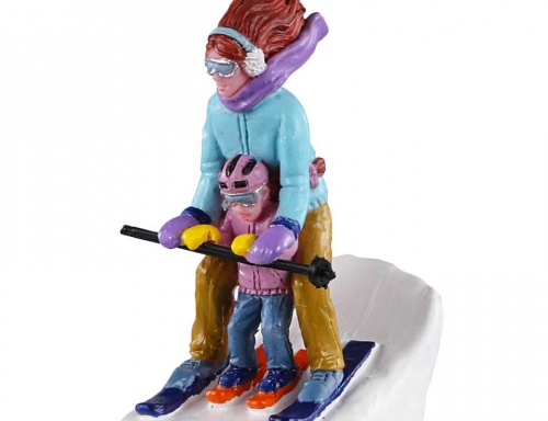 Фигурка "'с" мамой на лыжах', 7.5 см, LEMAX фото 2