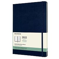 Еженедельник Moleskine Classic Wknt XL, датир.12мес, 144 стр.