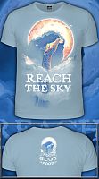 Мужская футболка"Reach the Sky"