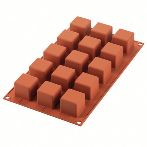 Форма для приготовления пирожных cube силиконовая Silikomart