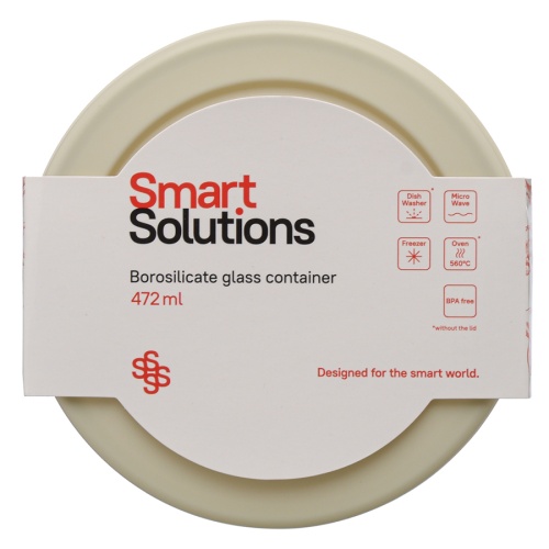 Контейнер для запекания и хранения smart solutions, 472 мл, светло-бежевый фото 6