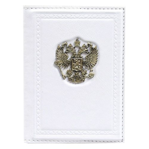 Обложка для паспорта «Россия Златоглавая» белая