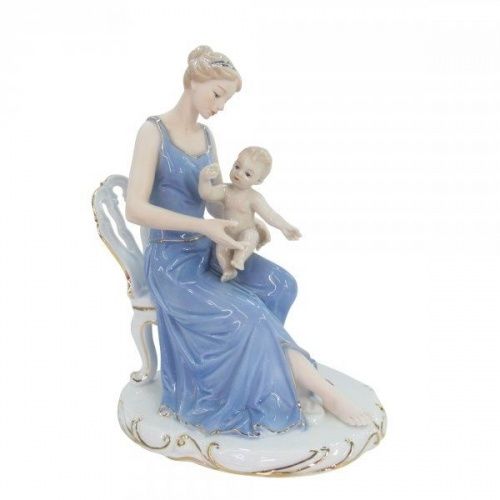 Фигурка декоративная "Мама с ребенком", L28 W13 H24 см 612734