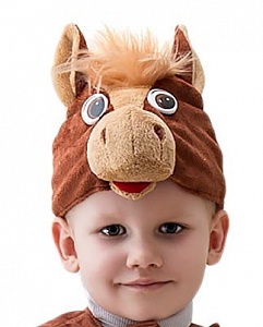 Карнавальный костюм-шапка Конь, Бока