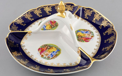 Предмет сервировки Leander, менажница 29,5 см, фарфор, разноцветный