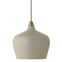 Лампа подвесная cohen large, 22хD25 см, серо-коричневая матовая, коричневый шнур