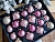 Набор стеклянных украшений для маленькой ёлки МИНИ ЛАКШЕРИ, нежно-розовый, розовый бархат и перламутровый, 4-6 6 см, упаковка 20 шт., Kaemingk (Decoris)
