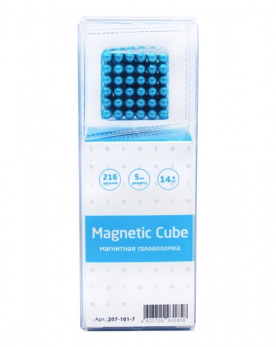 Головоломка магнитная Magnetic Cube 216 шариков, 5 мм (Неокуб) фото 5