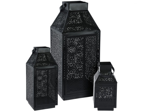 Набор фонарей АЖУРНЫЕ ТЕНИ, металл, 20-38 см, 3 шт., Koopman International фото 5