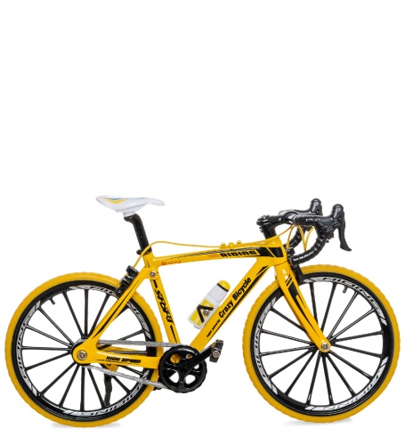 VL-01/1 Фигурка-модель 1:10 Велосипед спортивный «Drop Bar» желтый фото 3