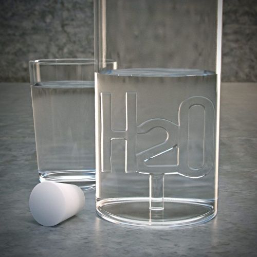 Бутылка для воды H2O 1.2л фото 2