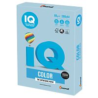 Бумага цветная для принтера IQ Color А4, 80 г/м2, 500 листов, голубой лед, OBL70