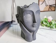 Декоративное кашпо ВИЗО, полимерная глина, 35х27 см, Kaemingk