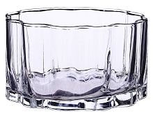 Стеклянная ваза-чаша ХОЛФЭНД, прозрачная, 10х18 см, Edelman, Mica