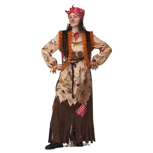 Карнавальный костюм Баба-Яга с маскарадными принадлежностями, размер 48-50, Батик фото 2