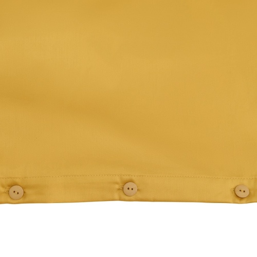 Комплект детского постельного белья из сатина горчичного цвета из коллекции essential, 110х140 см фото 3