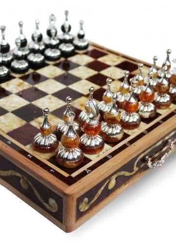 Шахматы янтарные, HD8-chess фото 3